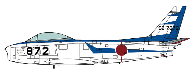 F-86F-40 セイバー “ブルーインパルス 初期スキーム” | 株式会社 ハセガワ