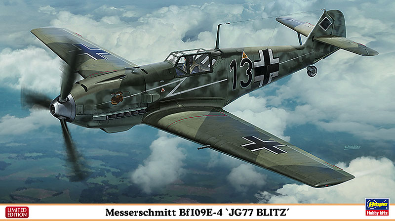 メッサーシュミット Bf109E-4 “JG77 ブリッツ” | 株式会社 ハセガワ