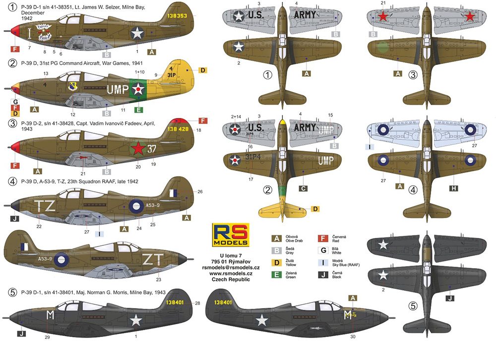 本物格安レベル　1/32　P-39D　エアラコブラ アメリカ