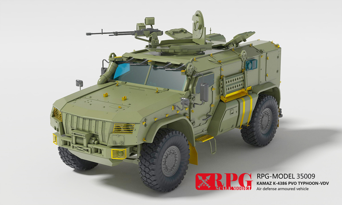 □1/35 ロシア連邦軍 タイフーン-K装輪装甲車 完成品 - プラモデル